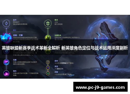 英雄联盟新赛季战术革新全解析 新英雄角色定位与战术运用深度剖析